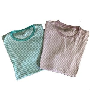 Set of Laura Ashley Striped Tops